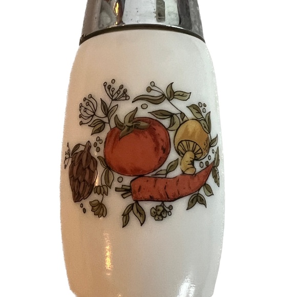 Vintage Spice of Life Salt & Pepper Shakers Vegetables Van Pak Canada White - Picture 3 of 6